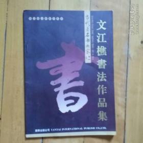 当代著名书画家  文江樵书画作品集  前有张仃、孙轶青、赵燮、谢冰岩、林林题词     文江樵钤印题赠