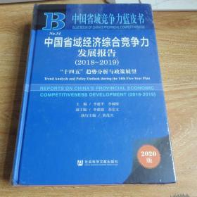 中国省域竞争力蓝皮书：中国省域经济综合竞争力发展报告（2018～2019）