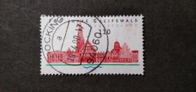 德国邮票（城市/建筑）:2000 The 750th Anniversary of the City of Greifswald格赖夫斯瓦尔德市750周年 1套1枚