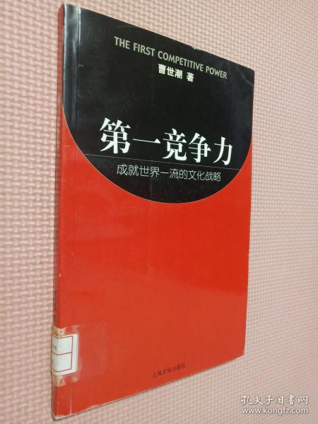 第一竞争力--成就世界一流的文化战略