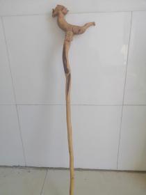 野生枣木龙型拐杖