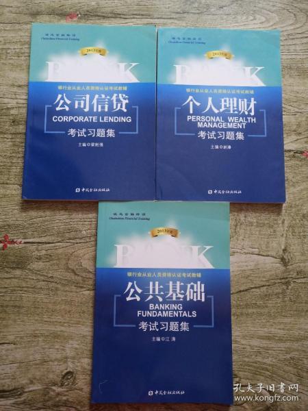 银行业从业人员资格认证考试教辅：公司信贷考试习题集（2013年版）