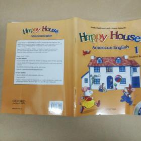 美国英语快乐屋:1:学生用书 附光盘 贴纸 American English Happy House: 1: Student Book