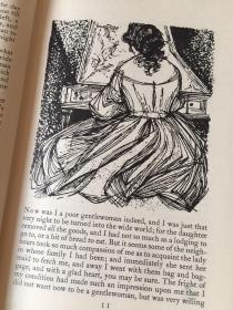 Moll Flanders by Daniel Defoe -- 笛福《摩尔 弗兰德斯》Folio 1965年出品 布面精装 Nigel Lambourne插画