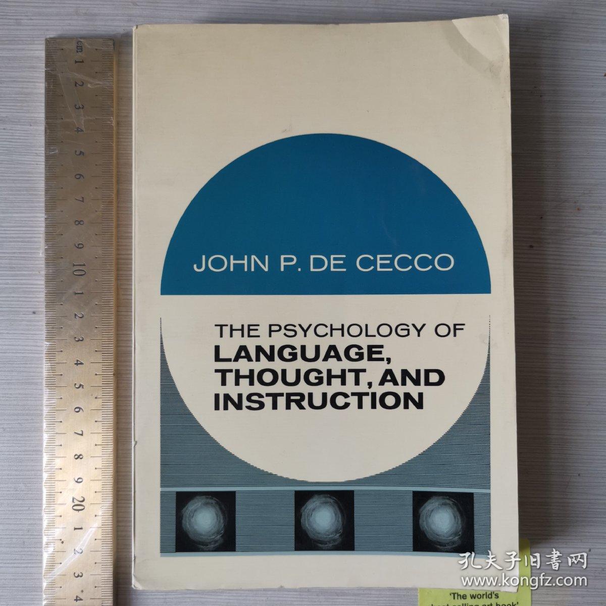 The psychology of language thought and instruction teaching cognitive linguistics semantics  language and mind 语言心理学 语言与思维 英文原版