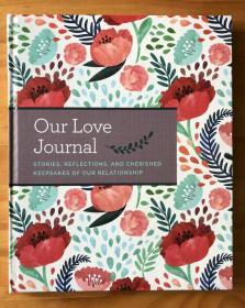 英文日记本书 Our Love Journal 我们的爱情日记  适合各年龄段结婚纪念和周年纪念礼物