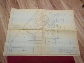 天津市早期民俗资料史料档案：1986年【天津市和平区第一幼儿园平面设计图稿纸】1：100比例，袋装12份，59*41厘米，44*30厘米不等