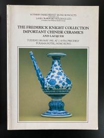 苏富比1982年5月18日香港The frederick knight collection important chinese ceramics and lacquer