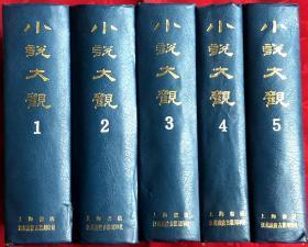 小说大观    全五册    精    上海书店