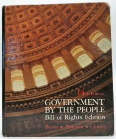 Government by the People: Bill of Rights Edition, National Version Subsequent Edition（14th Edition）英文原版-《人民政府：人权法案版（第14版）》