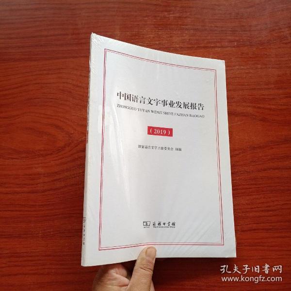 中国语言文字事业发展报告(2019)未拆封