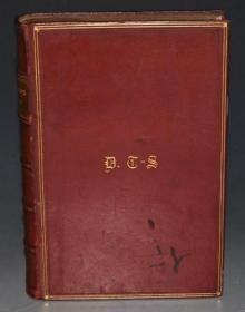 1905年 Adam Lindsay Gordon Poems 《亚当•林赛•戈登诗集》全原粒面小牛皮精装插图本 增补插图 品佳