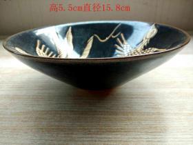 乡下收的宋代黑釉瓷碗