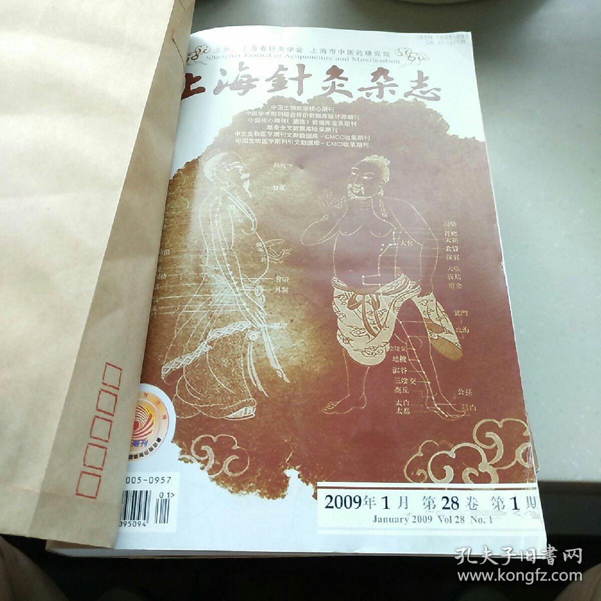 上海针灸杂志  2009，1-12