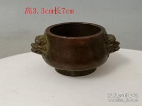 乡下收的老铜香炉