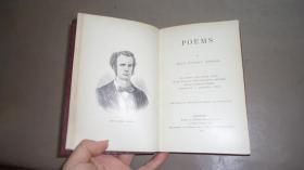 1905年 Adam Lindsay Gordon Poems 《亚当•林赛•戈登诗集》全原粒面小牛皮精装插图本 增补插图 品佳