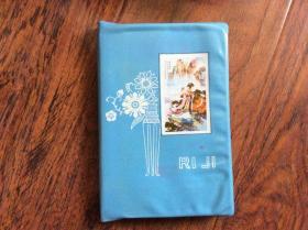 日记本，空白没写字内有8幅彩色插图