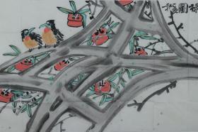 著名画家、中国国画家协会理事 杨卫东  水墨画作品《福禄图》一幅（纸本软片，画心约8.4平尺，委托人得自艺术家本人）HXTX316880