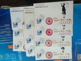 喜剧大师理查.卓别林诞辰一百周年纪念封（5枚合售）