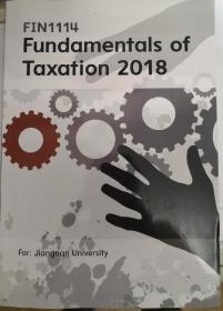 Fundamentals of taxation 2018
