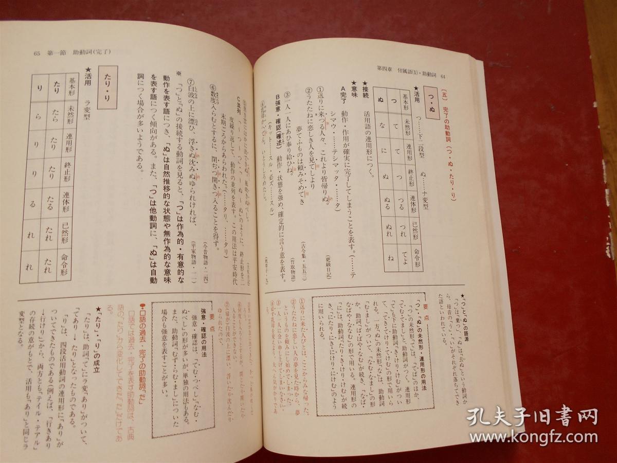 日文原版 新订版 解釈.読解のための ゅつゃの 明说古典文法  【附：练习问题（解说と解答）】