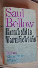 SAUL BELLOW: Humboldts Vermächtnis 德文精装大32开