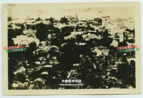 民国时期香港山顶向下俯瞰维多利亚港老照片