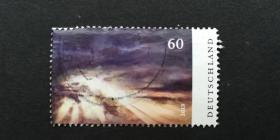 德国邮票（建筑/博物馆）:2013 Mourning Stamp哀悼邮票 1套1枚
