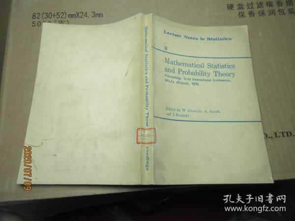 MATHEMATICAL STATISTICS AND PROBABILITY THEORY 7708