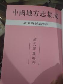 道光肇庆府志（16开精装，影印本）中国地方志集成 广东府县志辑46