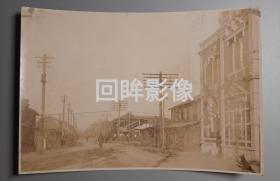 民国早期辽宁丹东（安东）商业街