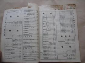 《1965 电话号簿》【电话分目录、带邮政资费简表、费用价目、电话使用保养规则、电话广告、各行业电话、电报、邮政汇兑、封装包裹等介绍、公用电话及补编等等】完整无缺页"