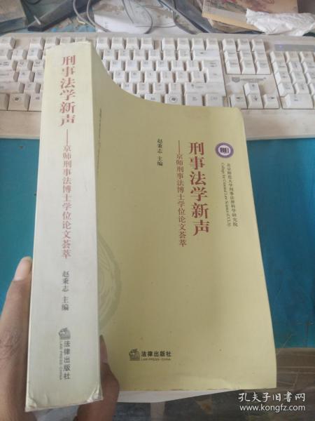 刑事法学新声：京师刑事法博士学位论文荟萃