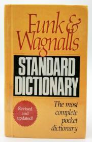 Funk & Wagnalls Standard Dictionary (The most complete pocket dictionary) 英文原版-《芬克与瓦格纳标准词典》（最完整的袖珍词典）