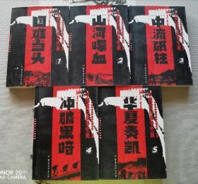 中国抗日战争史画1 2 3 4 5五卷全
