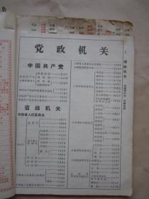 《1965 电话号簿》【电话分目录、带邮政资费简表、费用价目、电话使用保养规则、电话广告、各行业电话、电报、邮政汇兑、封装包裹等介绍、公用电话及补编等等】完整无缺页"