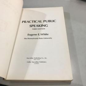 White Practical Public Speaking