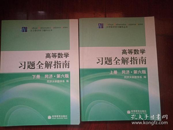 高等数学习题全解指南 上册：同济·第六版