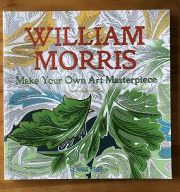 英文版 威廉.莫里斯工艺美术运动创始人，英国最杰出的设计师 William Morris 作品设计插画涂色集