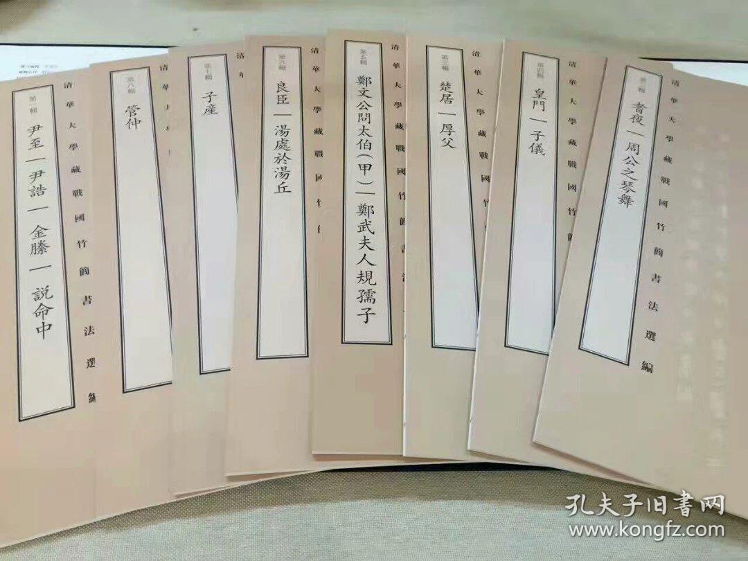 《清华大学藏战国竹简书法精选》
异常清晰的好书，竹纤维都可见，非常適合欣賞，臨摹，學習，收藏。348元