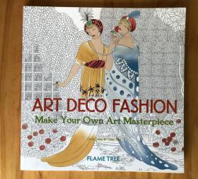 英文版 Art Deco Fashion 装饰艺术插画书 众多艺术家作品 制作自己的画