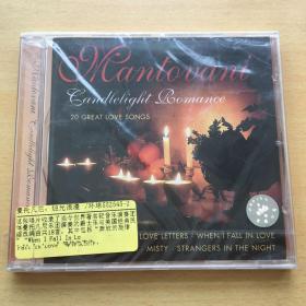 中图原版- MANTOVANI 曼托瓦尼 烛光浪漫 爵士乐与经典民谣改编18首 CD 全新未拆