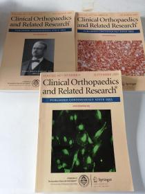 Clinical Orthopaedics and Related Research Volume 467Number 9.10.11（3本合售）正版现货