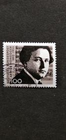 德国邮票（人物）：1992 The 100th Anniversary of the Birth of Athur Honegger, Composer作曲家阿尔蒂尔·奥涅格诞辰100周年 1套1枚