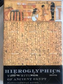 Hieroglyphics: The Writings of Ancient Egypts 古埃及象形文字 精装 25开252页1996年 英国出版 西班牙印刷