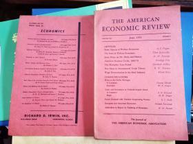 THE AMERICAN ECONOMIC REVIEW VOLUMB XLI JUNE,1951 NUMBER 3          [美国经济评论，1951年3号]