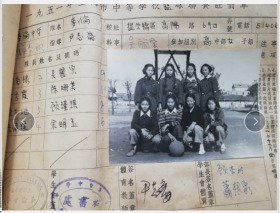 1951年麦伦中学高中女子篮球队合影