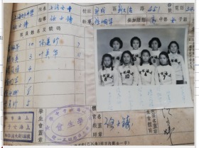 1951年上海女子中学高中女子篮球队合影