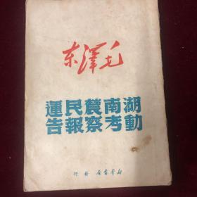 湖南农民运动考察报告