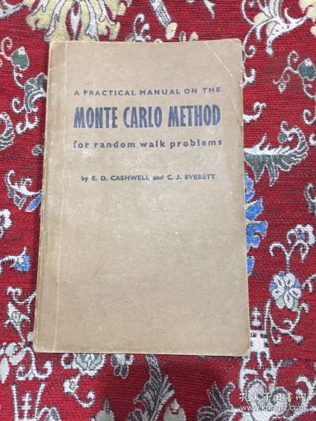 MONTE CARLO METHOD    蒙特卡罗方法使用指南  1959